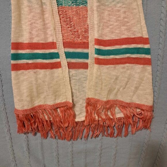 No Boundaries Open Front Long Sleeve Cardigan Women's Size M(7-9)‎ Multicolor - Picture 4 of 9